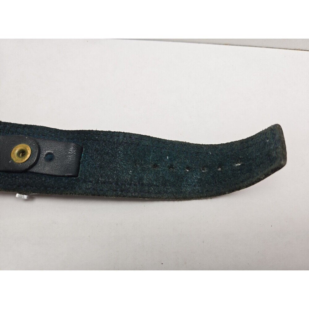 Vintage Bradley Mickey Mouse Swiss Made Walt Disney Mechanical Watch Blue Strap - Picture 13 of 14